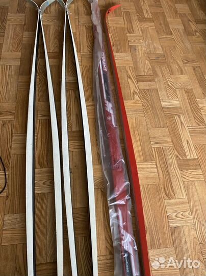 Лыжи беговые СССР (цена 43 р.20 коп.) 1984 г.в