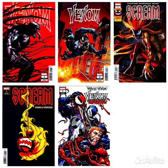 Оригинальные комиксы Крик Веном Карнаж