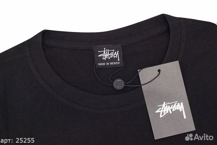 Футболка Stussy black dice Чёрная