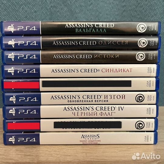 Assassins Creed PS4 Коллекция (Все части)