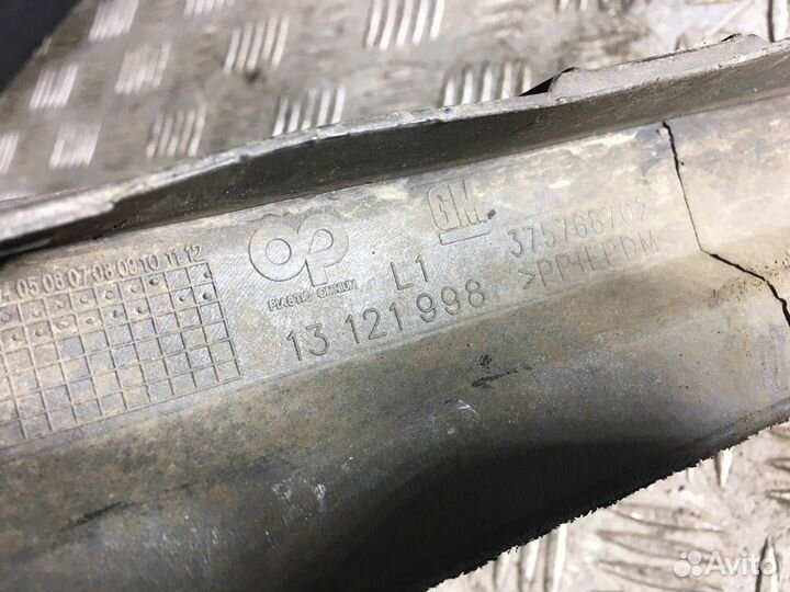 Юбка бампера передняя Opel Astra H 2006 13121999