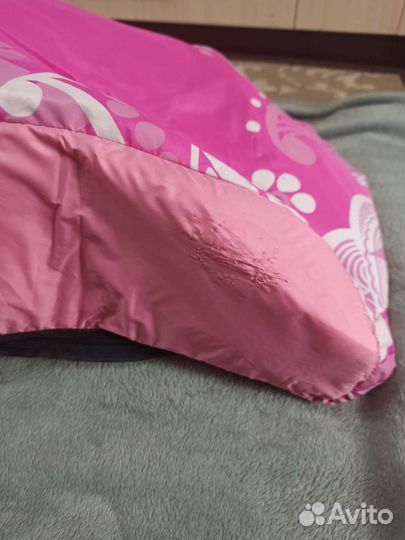 Матрас для санок с чехлом на ножки. зимняя сказка