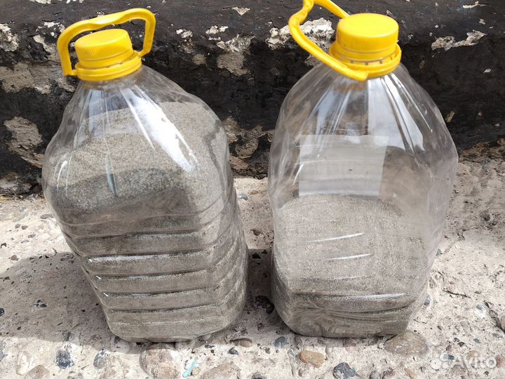 Песок голубой для аквариума