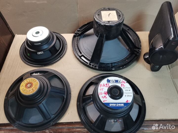 Динамики по одному 2а12У4, Tannoy, Senon, Kef