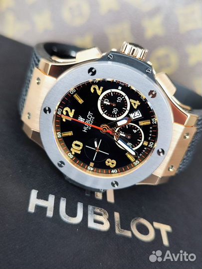 Hublot limited edition BIG bang rose gold black