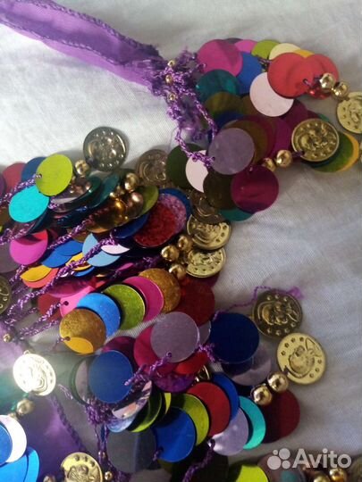 Платок с монетами