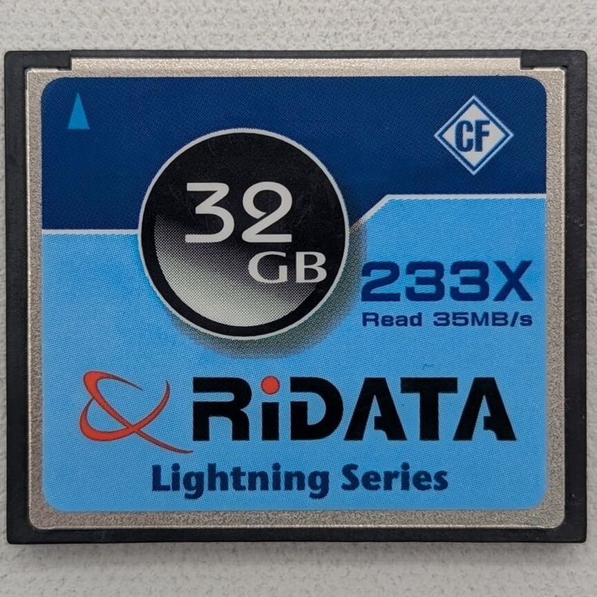 Карта Памяти Ridata 32 Gb 233x, Cf