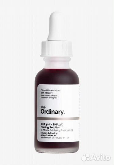 Кислотный пилинг The Ordinary AHA 30 + BHA 2