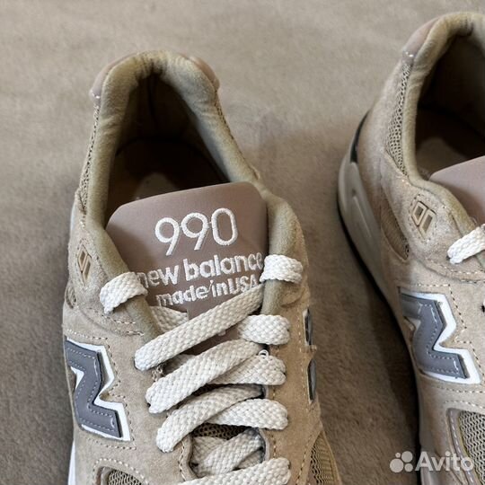 New Balance x Kith 990v2 USA Tan Оригинал (8.5 US)