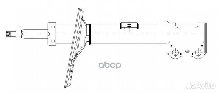 Амортизатор chery tiggo 11- перед.лев. AG30103