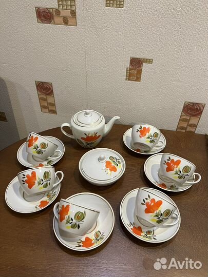 Сервиз чайный Полонне времен СССР