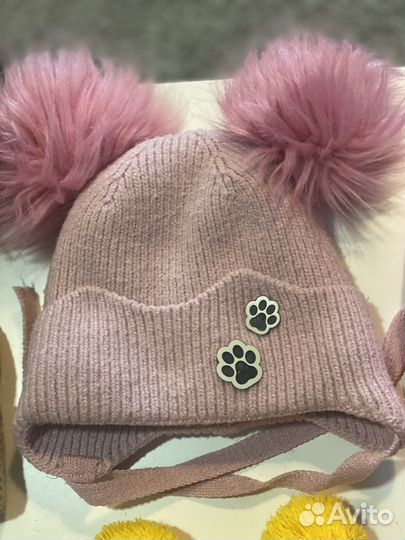 Шапка детская для девочки пакетом