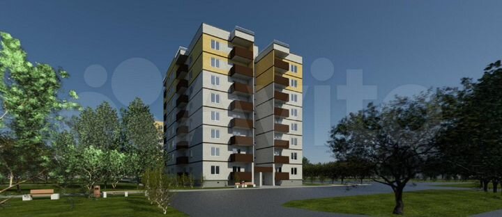 3-к. квартира, 73,7 м², 2/8 эт.
