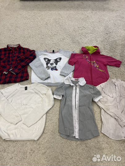 Вещи пакетом на левочку 146 см