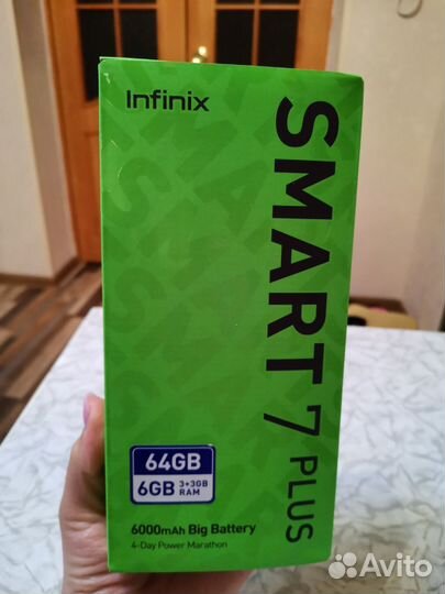 Infinix Smart 7 Plus, 3/64 ГБ