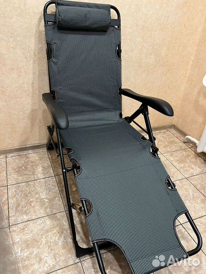 Шезлонг раскладушка