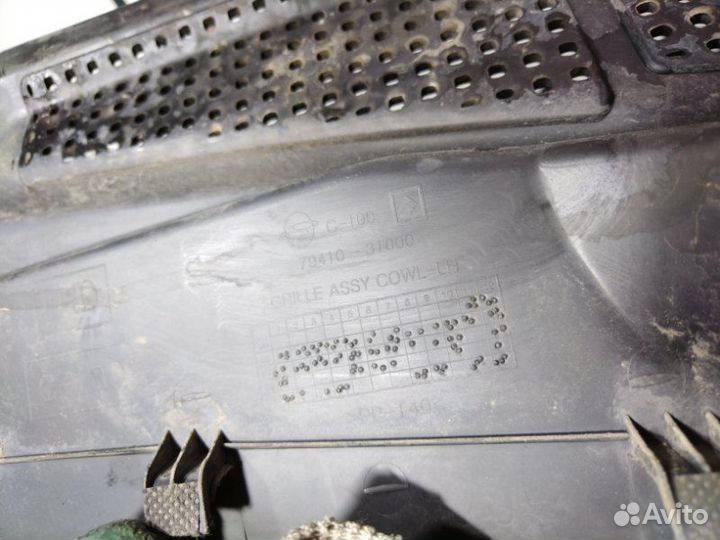 Решетка под лобовое стекло Ssangyong Actyon Sports