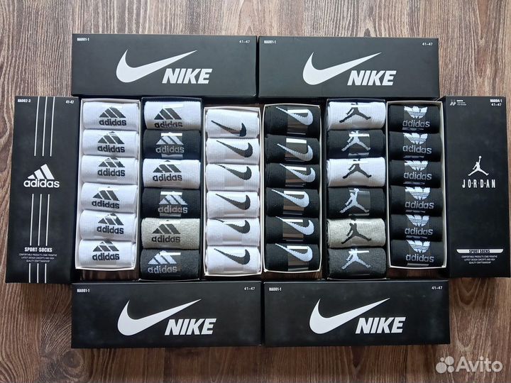 Носки Nike Adidas Puma Reebok