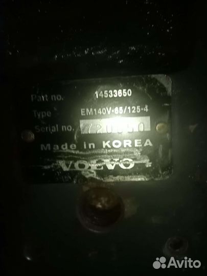 Гидромотор редуктора хода вольво 180 бу