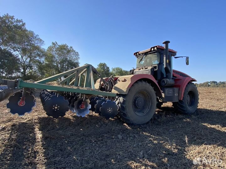 Дискование земли