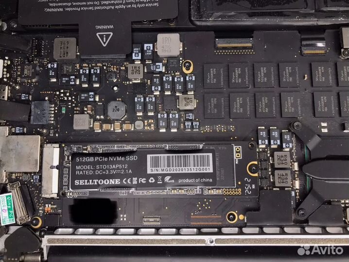 Новый SSD для Macbook air 512GB (модели 2013-2017