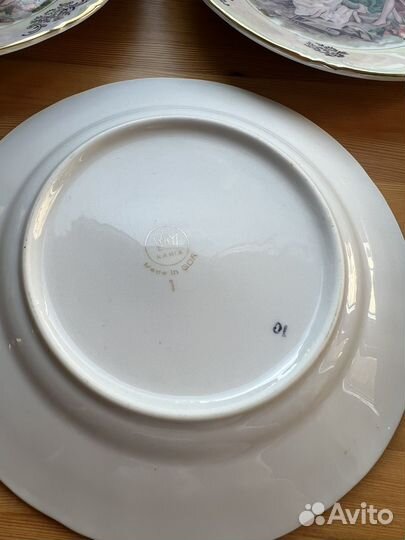 Тарелки из сервиза Kahla Мадонна GDR