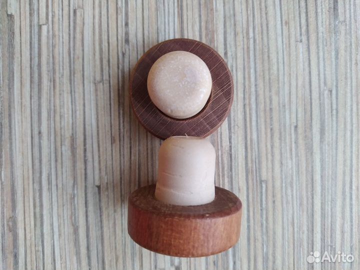 Бутылка стеклянная с пробкой из-под текилы