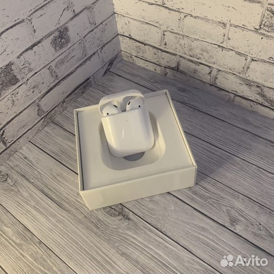 Наушники apple AirPods 2 premium (1:1)