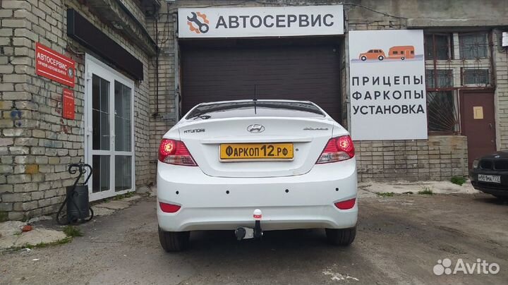 Фаркоп для Hyundai Solaris Хёндай Солярис седан