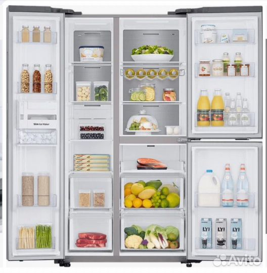 Холодильник Samsung RS63R5571F8(WT) Side by side