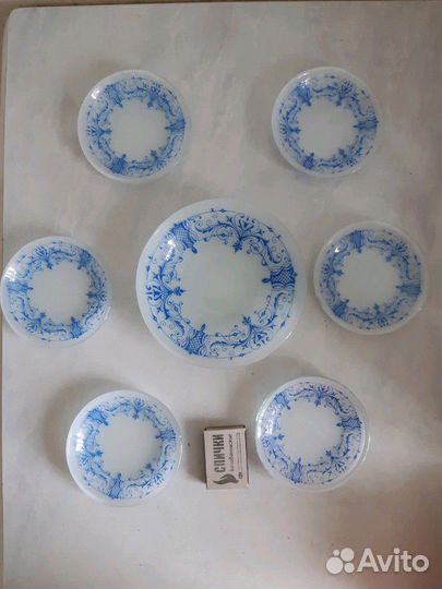 Набор блюдец для чаепития.Новый,с хранения