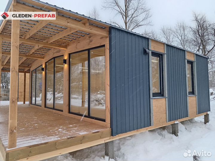 Модульный дом 69 м2 с отделкой под ключ