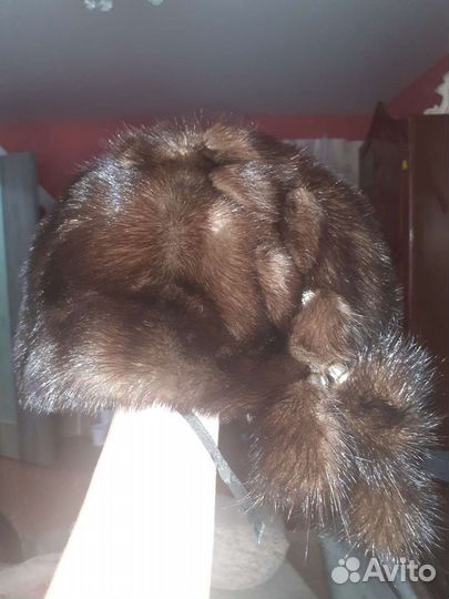 Шапка норковая женская