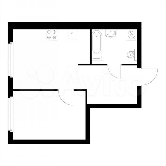 1-к. квартира, 35 м², 32/32 эт.