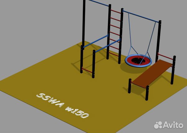 Воркаут площадка sswa 150 для взрослых и детей