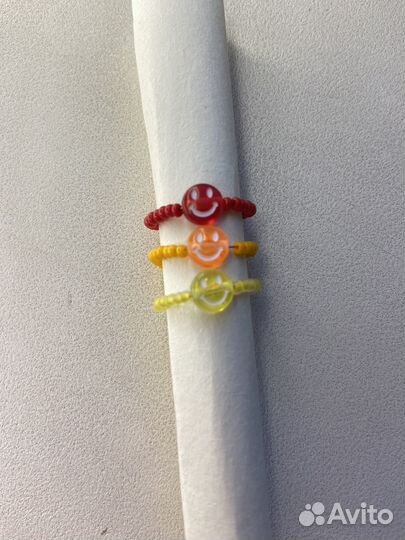 Кольца из бисера в наличии: