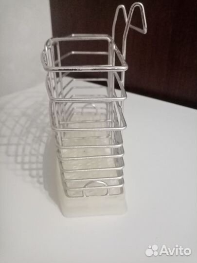 Подставка для зубных щеток хромированная