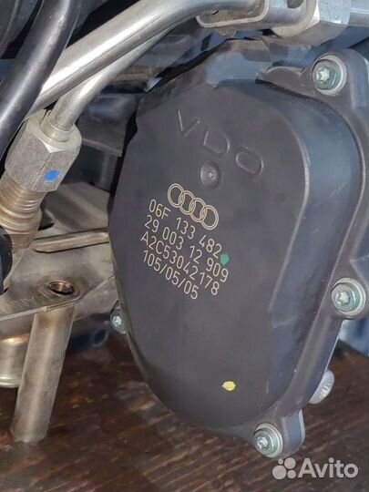 Впускной коллектор 2.0T BGB audi A4 06D133185L