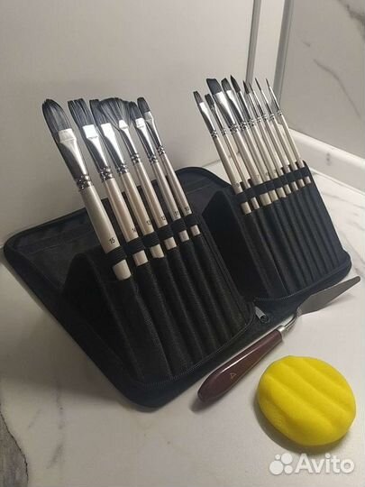 Кисточки художественные кисти для рисования серебр