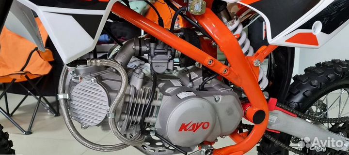 Питбайк kayo TT160 17/14 KRZ (механ. сцепл., кикст