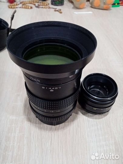 Объективы helios-44-2 и Мир 38В