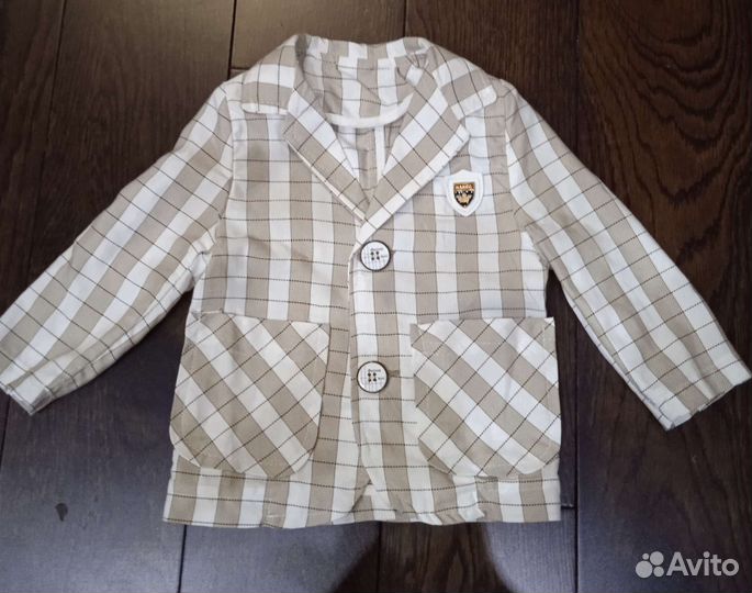 Пиджак для мальчика 80