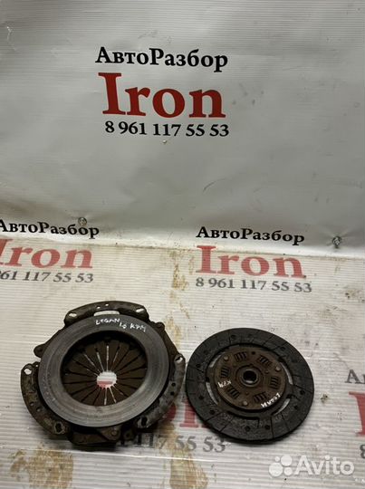 Сцепление renault logan 1.6 1.4 k7m k7j диск корзи
