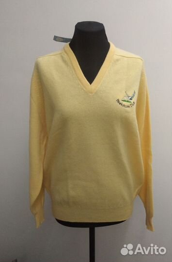 Пуловер Шотландия чистая шерсть новый