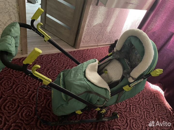 Санки с колесами