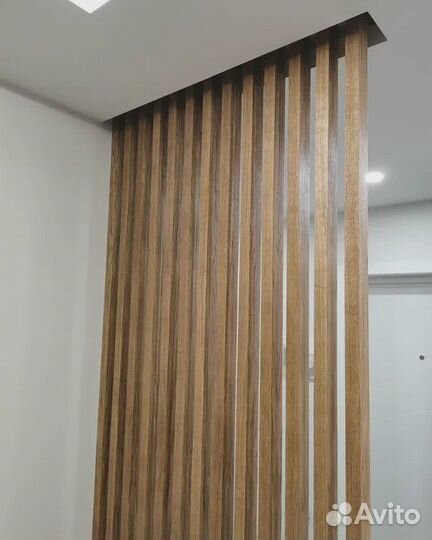 Интеръерные реечные перегородки