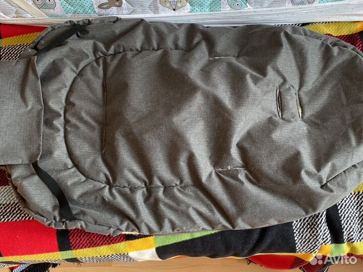 Меховой конверт в коляску овчина markus