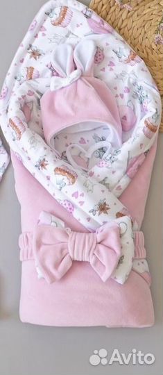 Комплект на выписку для девочки весна/лето