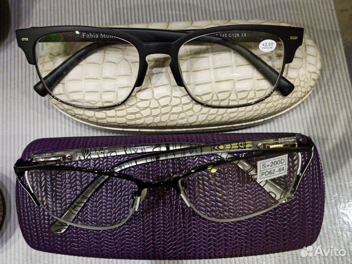 Очки с диоптриями + и