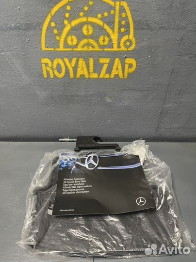 Задние коврики mercedes C class w205